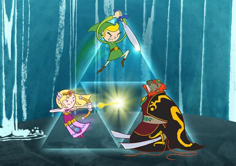 Legend Of Zelda Triforce By Teamjawa On Deviantart