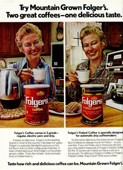 Folger S Food Ads Vintage Advertisements Folgers Coffee