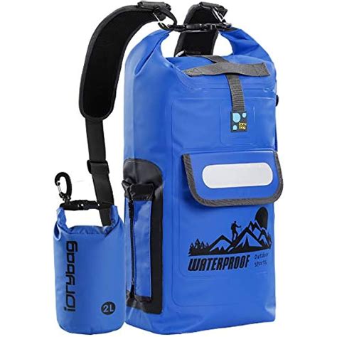 Waterproof Backpack Floating Dry Bag 20l Roll Top Keeps Gear Kayaking Hiking Ebay