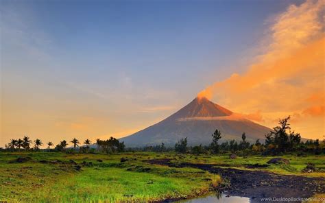 Download Wallpapers 2560x1080 Mayon Park Mayon Volcano Volcano