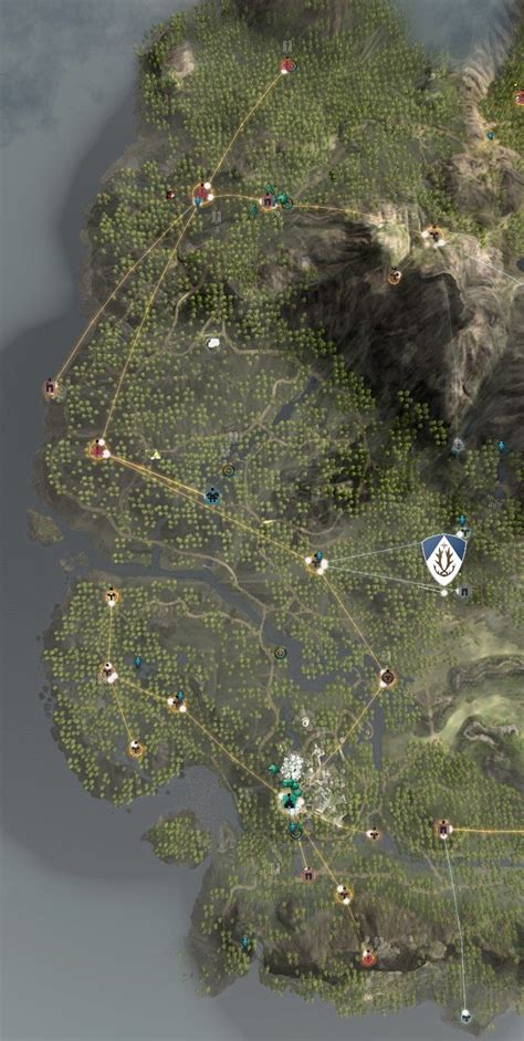 Black Desert Online Node Connection Map Maping Resources