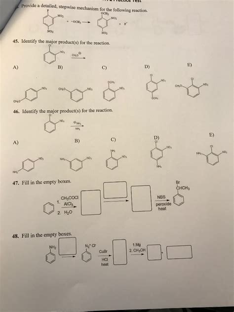 Solved Provide A Detailed Stepwise Mechanism For The