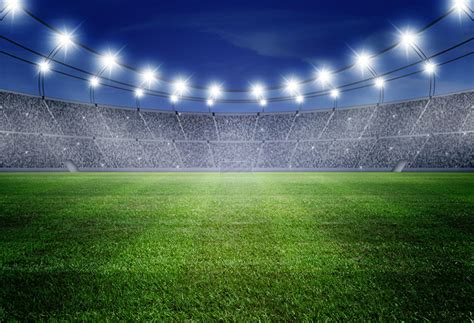 Football Soccer Sport Stadium Lawn Grass Field Photography Etsy