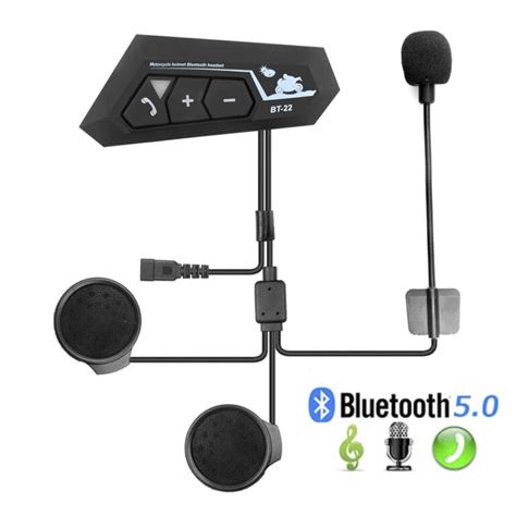 Intercomunicador Bt 22 Auriculares Casco Moto Bluetooth Ja Bots