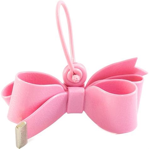 Chaveiro Laço Texturizado Petite Jolie PJ5481 Rosa Chiclete Sapato Show