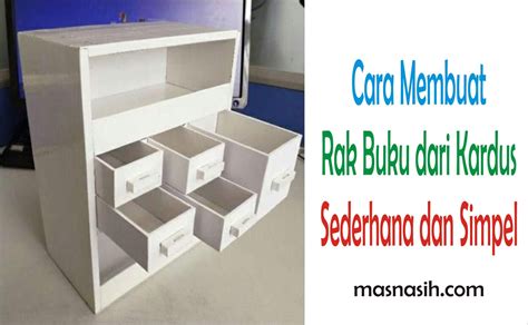 Ok gaes divideo kali ini kita akan membuat sebuah rak dari kardus bekas. 46+ Cara Membuat Rak Buku Dari Kardus Beserta Ukurannya ...