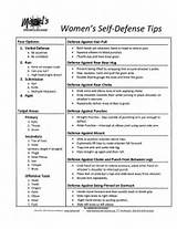 Pictures of Tips For Self Defense