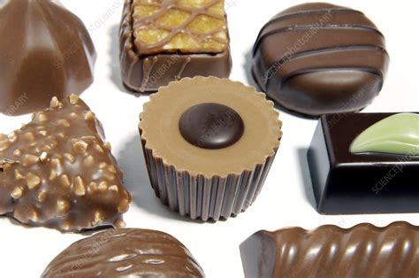 chocolates stock image h110 4872 science photo library