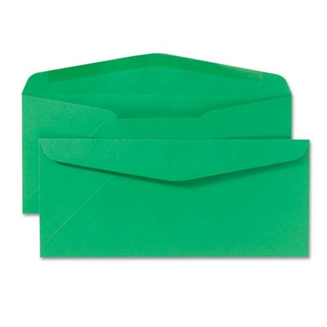 Colored Envelope Commercial Flap Gummed Closure X