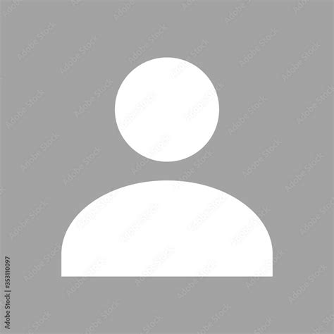 Default Avatar Profile Flat Icon Social Media User Vector Portrait Of Unknown A Human Image