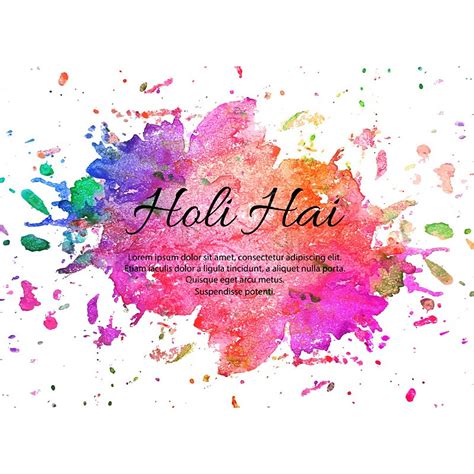 Happy Holi Color Vector Design Images Illustration Of Abstract