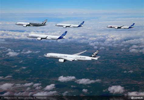 OMG YES! Photos & Video of Five Airbus A350s Flying in Formation ...