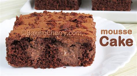 I made another chocolate mousse recipe that worked fairly well, but still had trouble blending the whipped cream. FLUFFY AND MOIST CHOCOLATE MOUSSE SHEET CAKE (No Oil, No ...