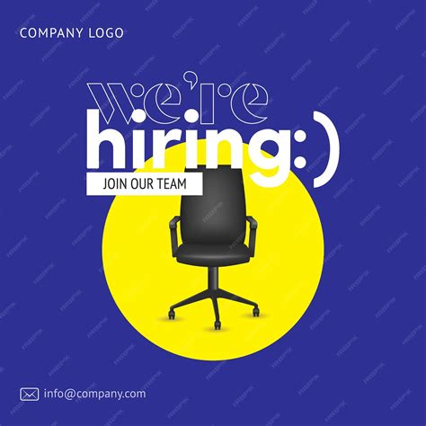 Premium Vector | We're Hiring post, instagram and other soical media
