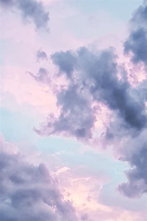 Aesthetic Pastel Purple Clouds Wallpaper | Aesthetic backgrounds