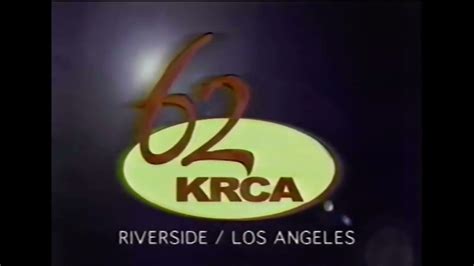 KRCA TV 62 Estrella TV Riverside Los Angeles Station ID 2002 YouTube