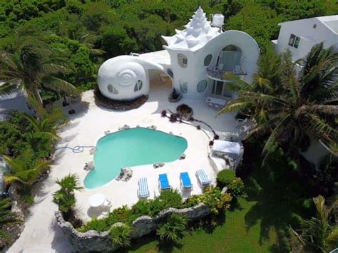 Take A Dreamy Vacation In A Seashell House On Isla Mujeres Mexico