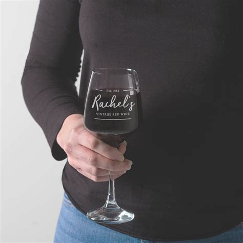Personalised Wine Glass For Her By Dust And Things