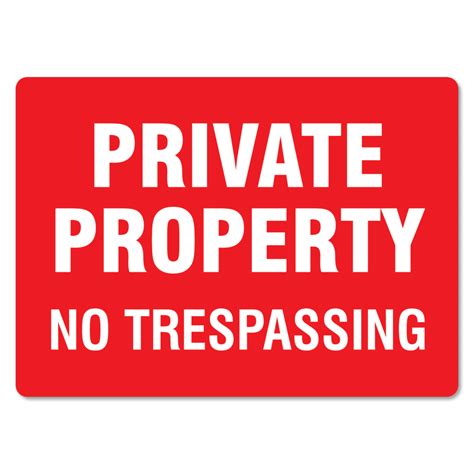 Printable No Trespassing Sign Portal Tutorials