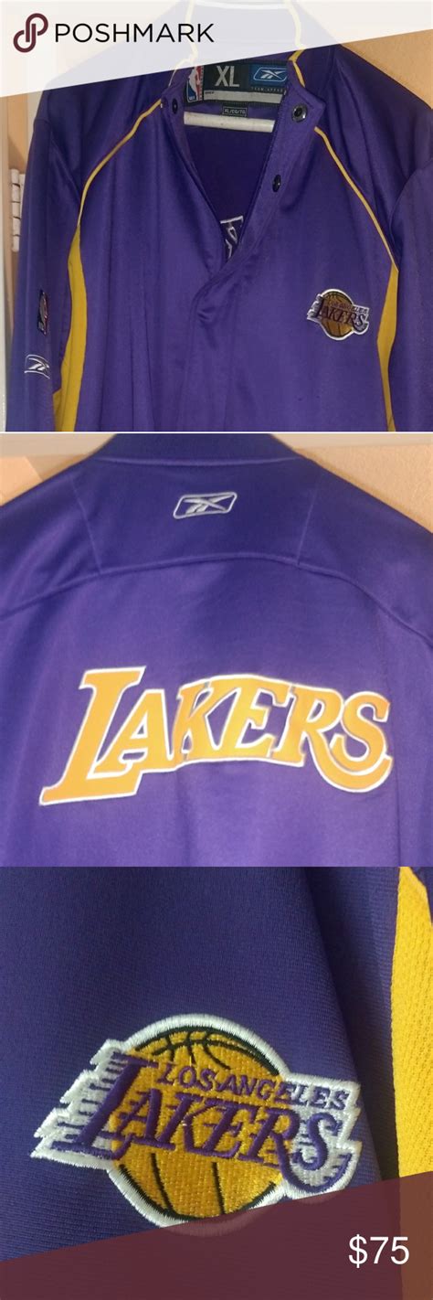 Buy and sell authentic nike streetwear on stockx including the nike x ambush nba collection lakers jacket white/purple/gold from fw20. Lakers Original NBA Tear Away Jersey xl | Lightweight ...