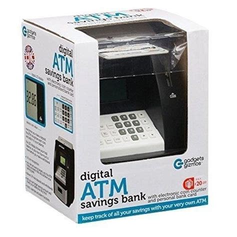 Digital Atm Savings Bank Machine With Electronic Coin Counter