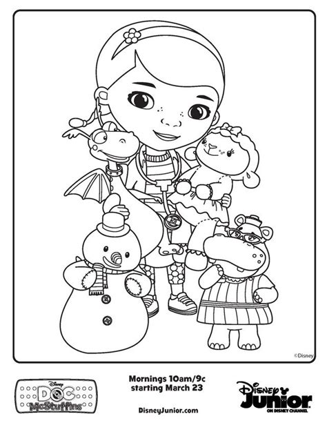 This massive collection of free printable disney coloring pages has all your favorite disney characters! Doc McStuffins friends - Free Printable Coloring Pages ...