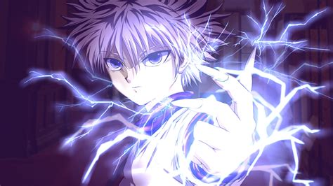 Purple Hair Purple Eyes Hunter X Hunter Killua Zoldyck Anime Bolts