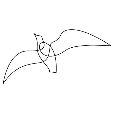 One Line Bird By Addillum Seagull Tattoo Single Line Drawing Tattoo