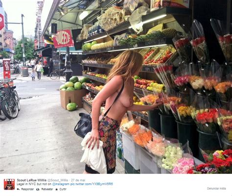 Filha De Bruce Willis Faz Topless Na Rua Em Protesto Pol Tica De Nudez Do Instagram Virgula