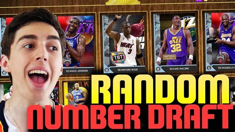Generate random players and teams for nba 2k20 blacktop mode! RANDOM NUMBER GENERATOR DRAFTS MY TEAM! NBA 2K16 DRAFT ...
