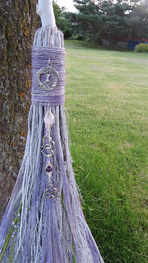 Lavender Wedding Broom Handfasting Besomwiccan