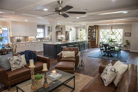 Open Concept Kitchen Dining And Living Room Palette Pro