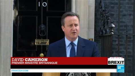 Brexit Le Premier Ministre David Cameron Sexprime Sur La Sortie De Lue France 24