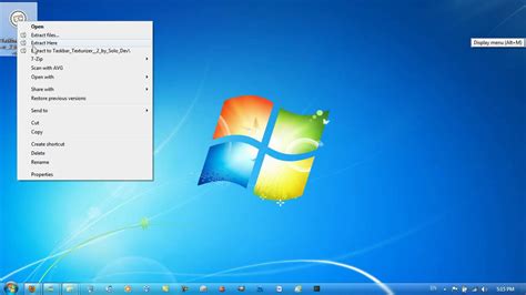 Windows 7 Taskbar Texture Modus Operandi