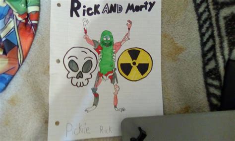 I Draw A Pickle Rick Scrolller