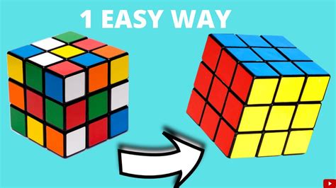 How To Solve Rubiks Cube 3x3 Easiest Tutorial For Beginners First