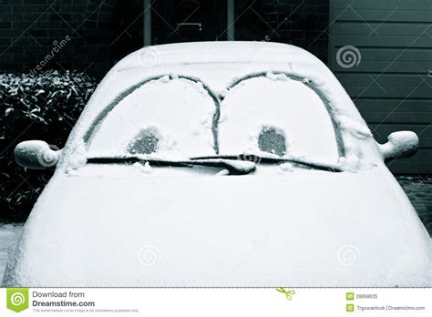 Car Covered In Snow Stock Image Image Of Glass Conditions 28858635