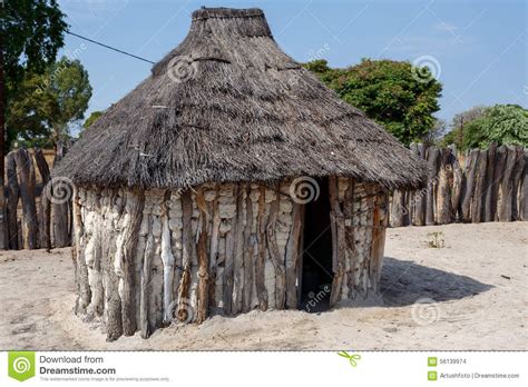 Traditional African Village With Houses Building Images Village House