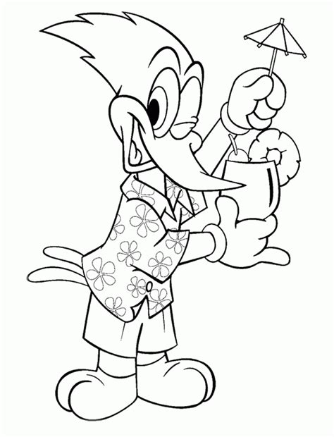 Our woody woodpecker coloring pages in this. Woody Woodpecker Drawings - Coloring Home