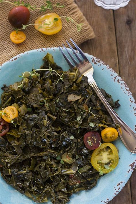 Vegan Collard Greens | Vegan soul food, Greens recipe ...