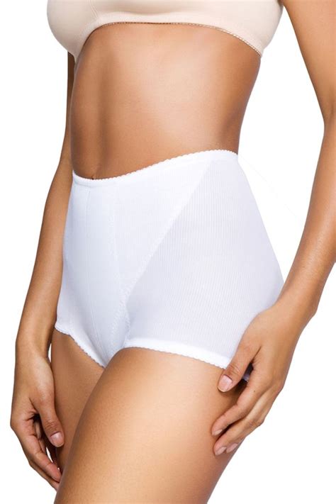 Qt Intimates Retro High Waist Control Brief 220 Womens