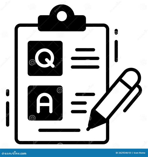 Question Answer Survey Icon Survey And Feedback Modern Vector