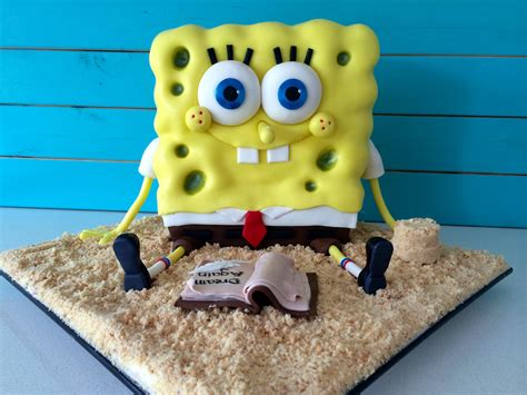 Howtocookthat Cakes Dessert And Chocolate Spongebob Cake Tutorial