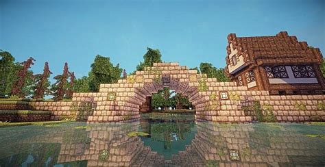 Medieval Bridge Minecraft Project Minecraft Houses Minecraft