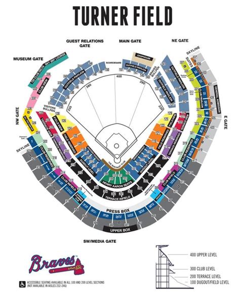 New Braves Stadium Seating Map Awesome Home