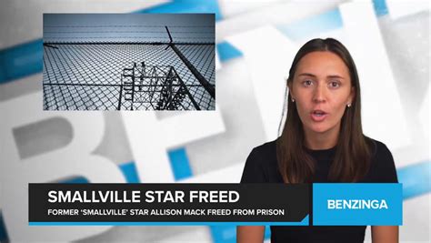 Former ‘smallville Star Allison Mack Freed From Prison