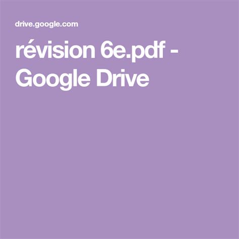 D'autres idées de « coloriages magiques simples ». révision 6e.pdf - Google Drive | Google drive, Revisions ...