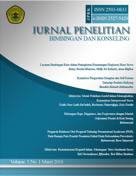 Sistem akreditasi pada jurnal ini hanya terdapat di indonesia. Jurnal Penelitian Bimbingan dan Konseling