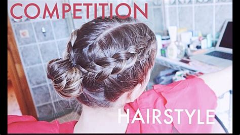 Grwm Competition Hairstyle For Figure Skatersdancers French Braids