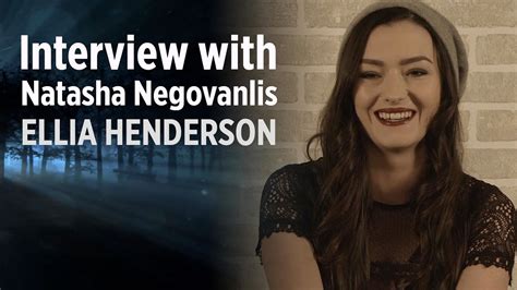 Interview With Natasha Negovanlis Youtube